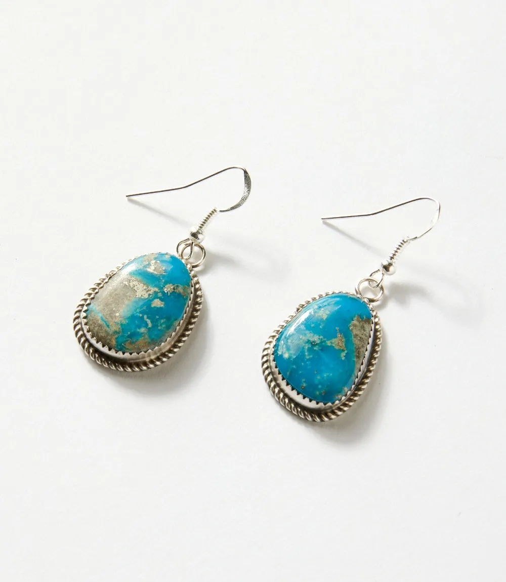 Kingman Turquoise Drop Earrings sold by Karen Kane
