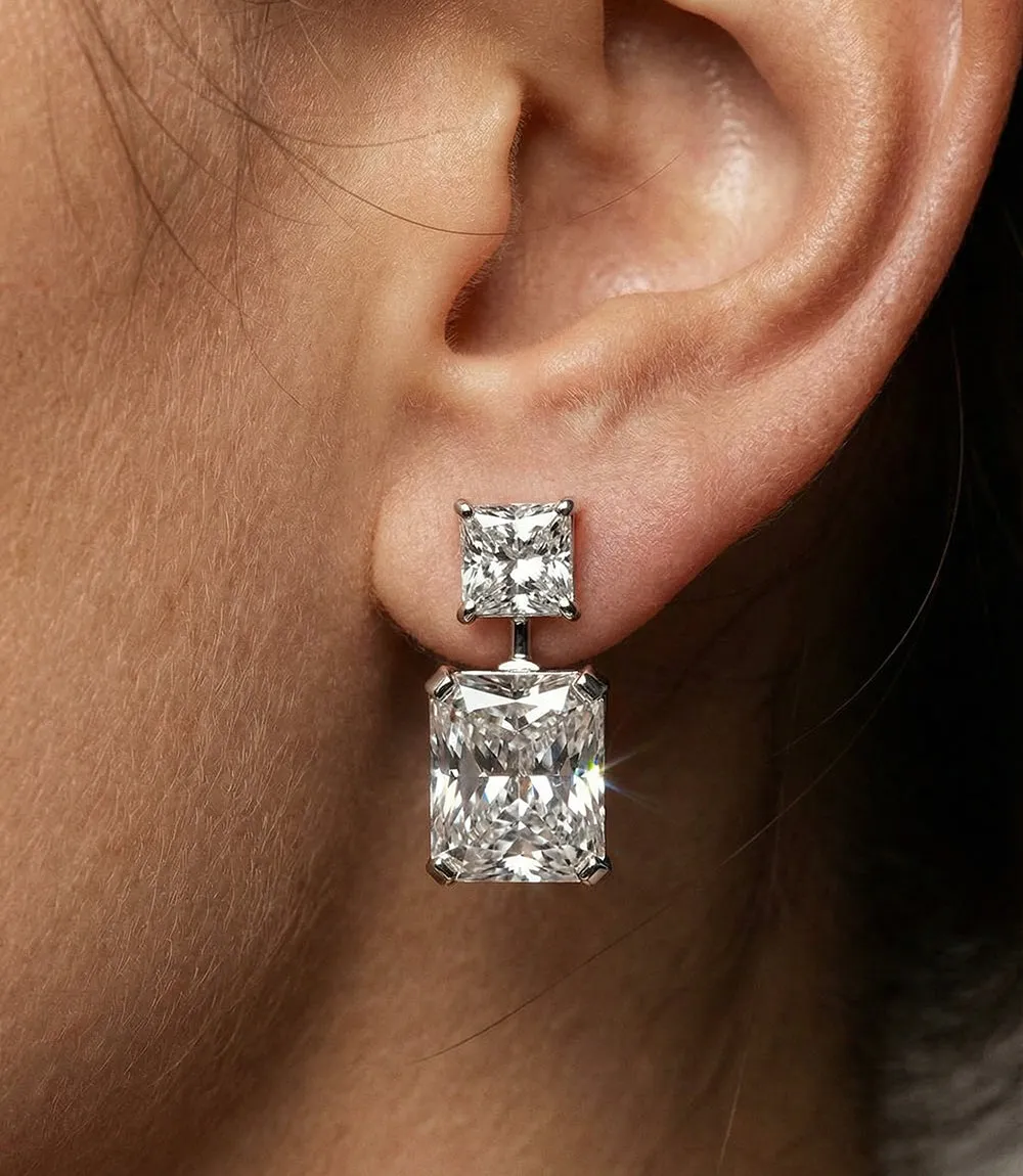 Princess Cut Drop Earrings sold by Karen Kane
