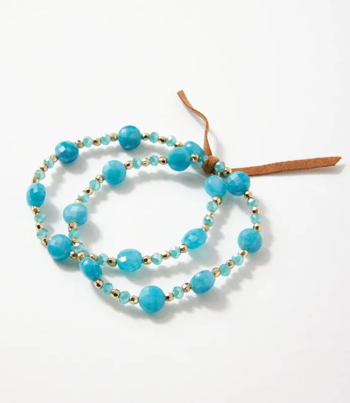 Beaded Bracelets, Set Of 2 made by Karen Kane