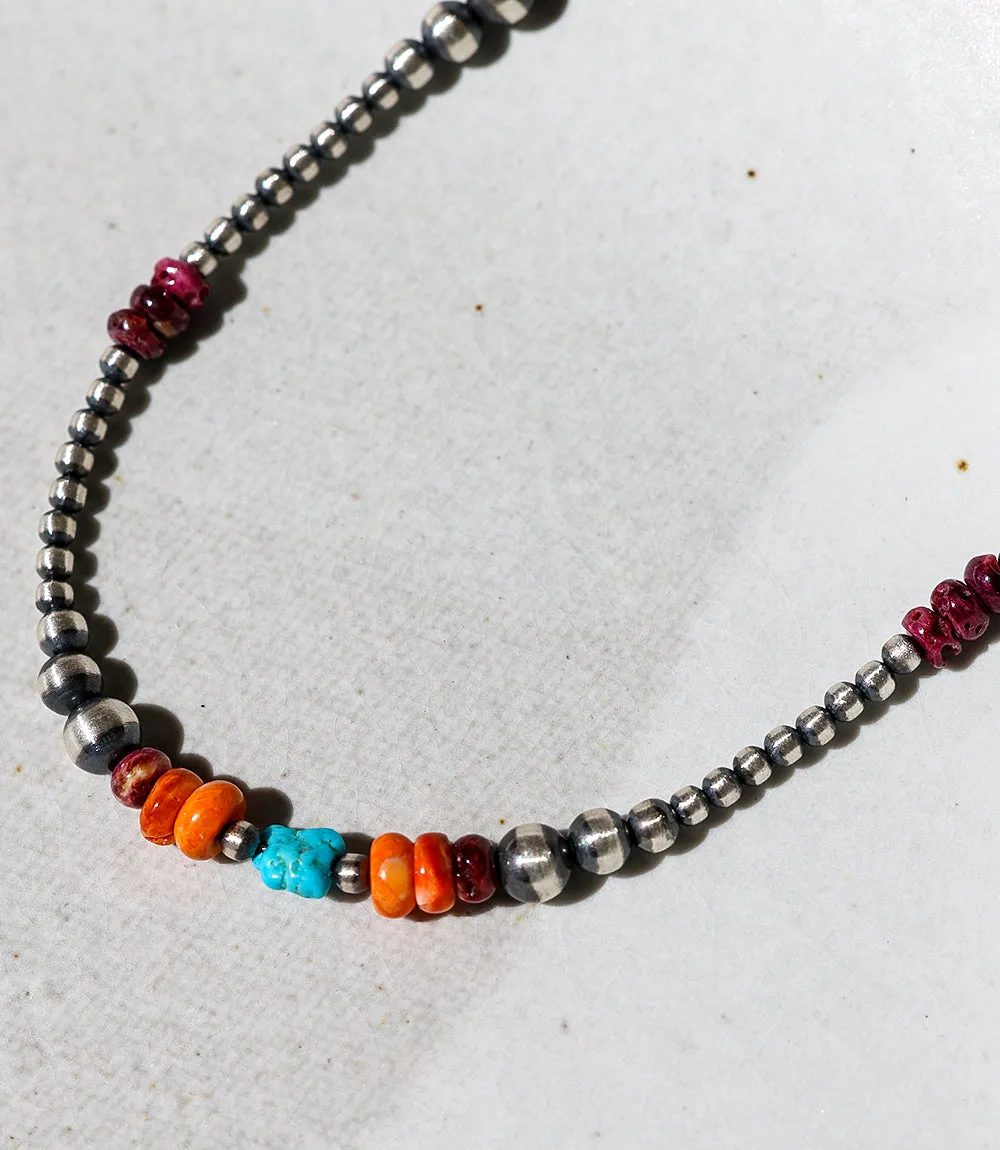 Turquoise,Spiny Oyster Sterling Silver Necklace sold by Karen Kane product image thumbnail 3