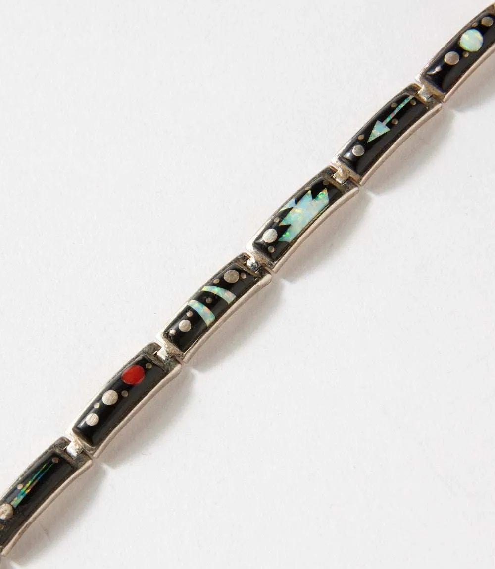 Gemstone Inlay Link Bracelet sold by Karen Kane product image thumbnail 2