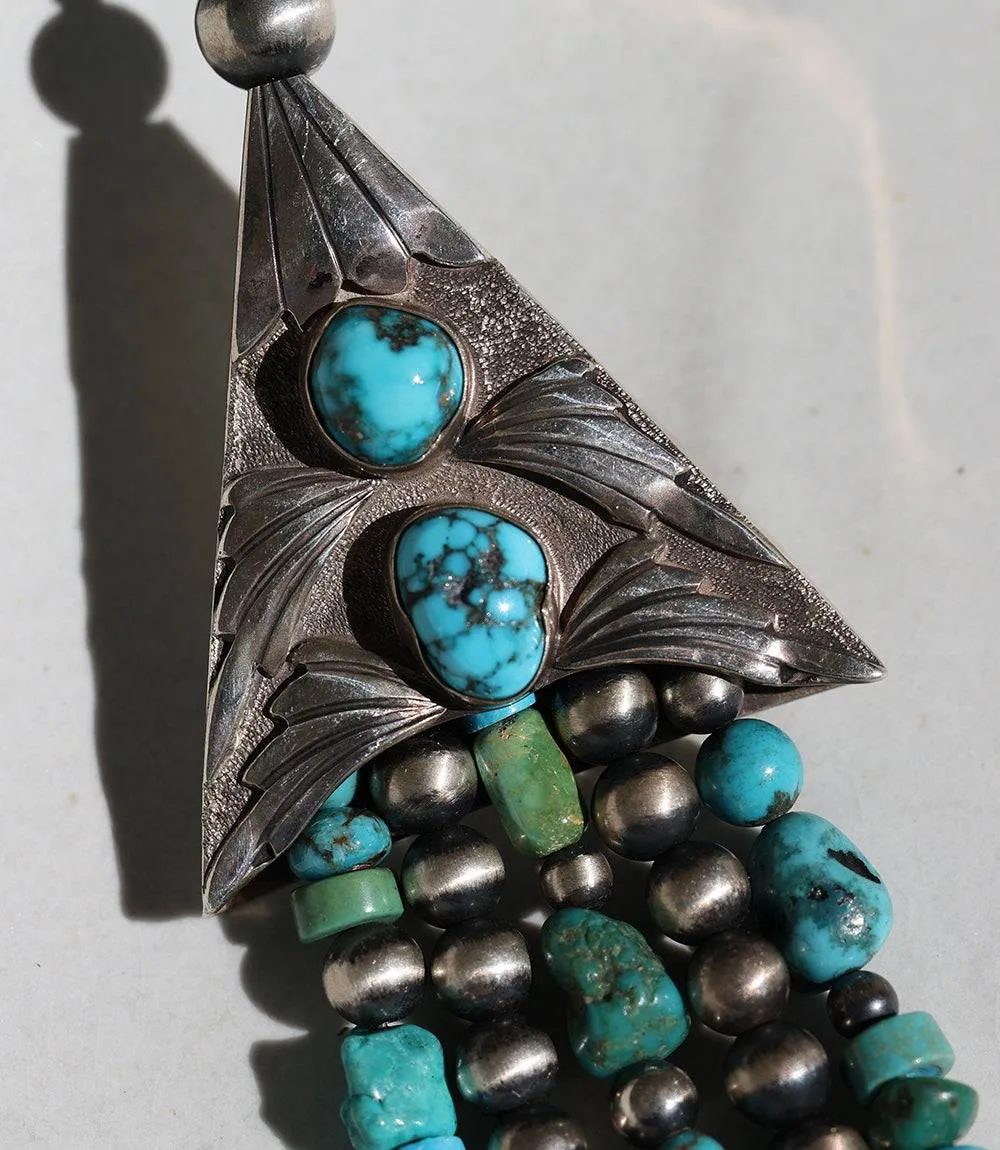 Vintage Mixed Turquoise Multi Strand Necklace sold by Karen Kane product image thumbnail 5