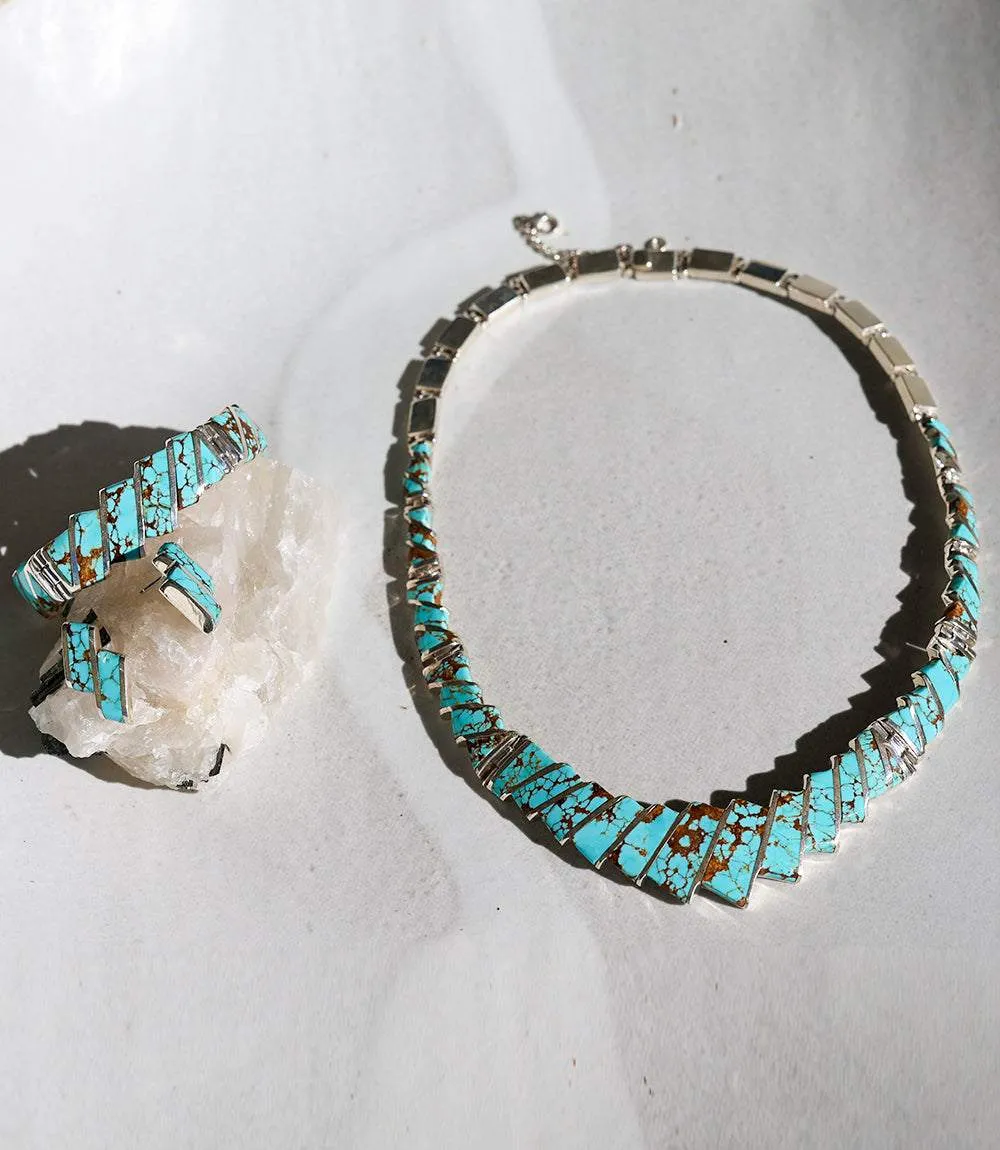 #8 Turquoise Necklace, Bracelet, And Earring Set sold by Karen Kane product image thumbnail 2