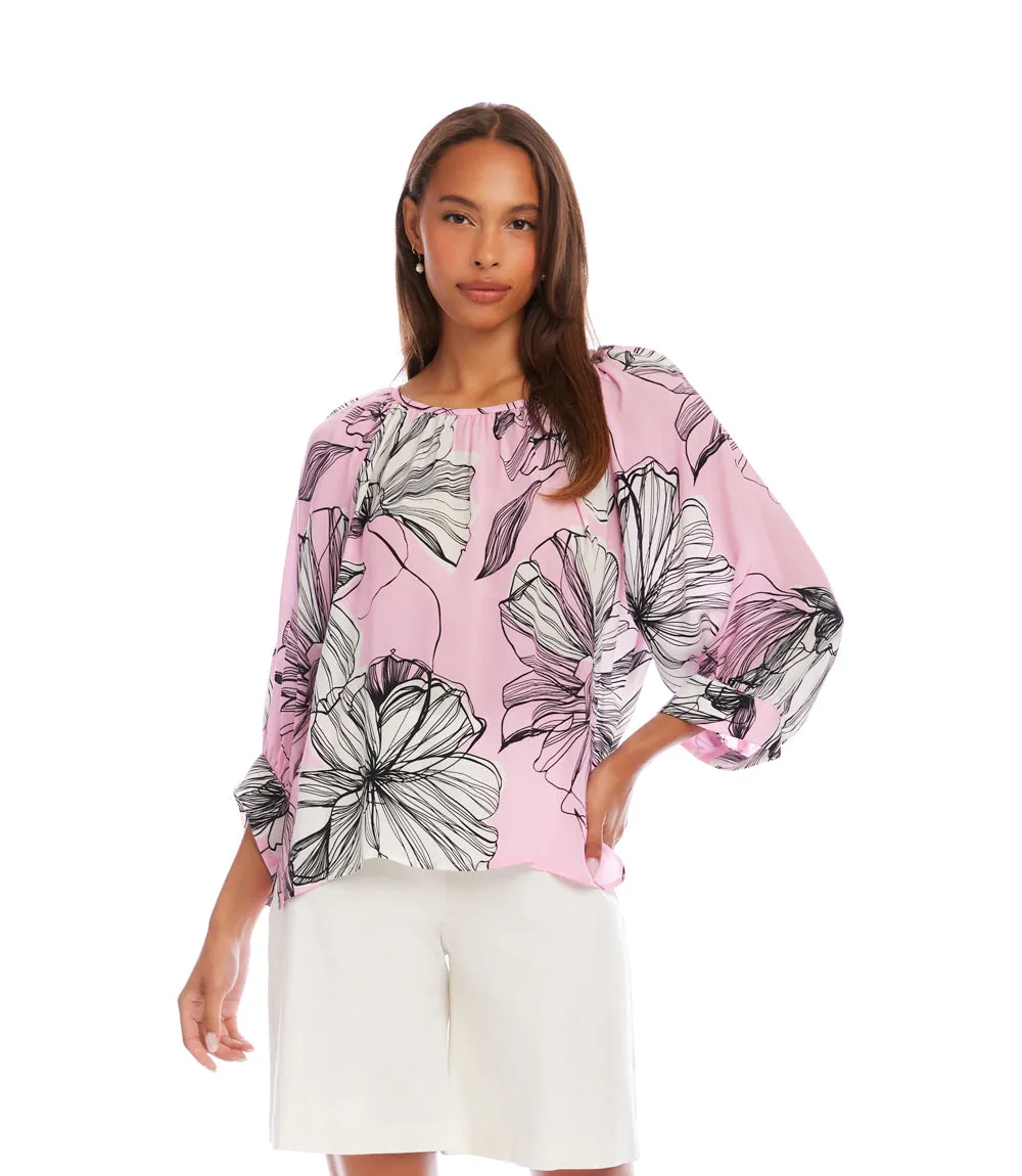 Blouson Sleeve Top sold by Karen Kane product image thumbnail 4