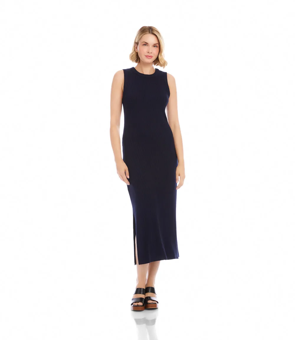 Ribbed Sleeveless Midi Column Dress sold by Karen Kane product image thumbnail 2