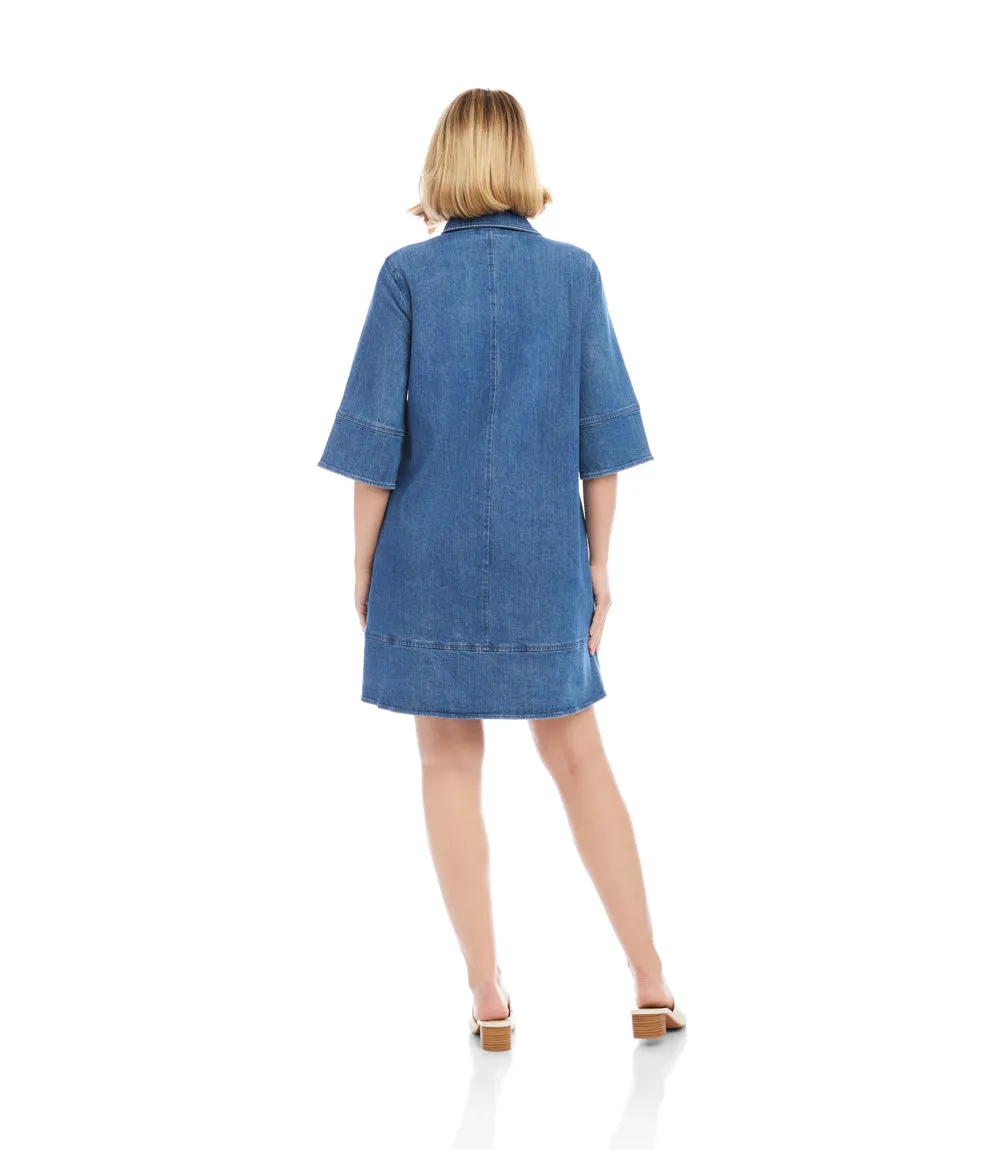 Flare Sleeve Shirtdress sold by Karen Kane product image thumbnail 5