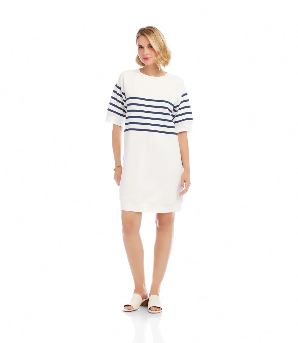 Stripe Raglan Sleeve Dress sold by Karen Kane product image thumbnail 3