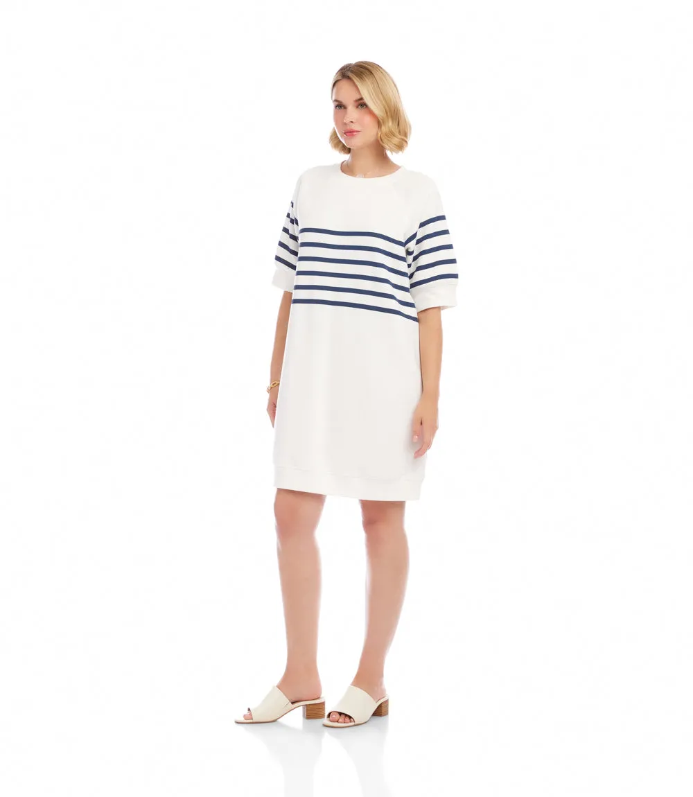 Stripe Raglan Sleeve Dress sold by Karen Kane product image thumbnail 4