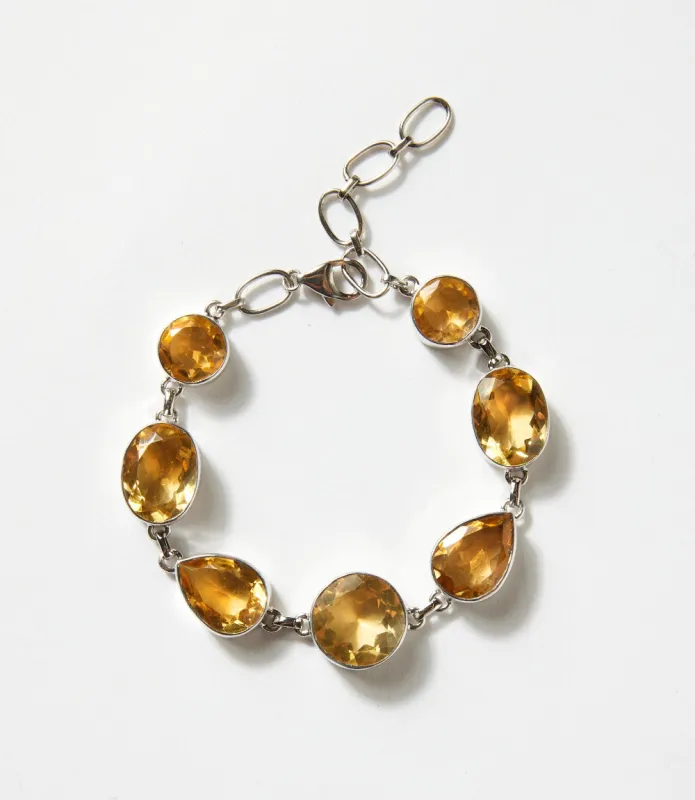 Citrine Stone Bracelet sold by Karen Kane