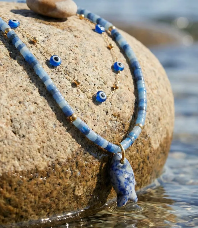 Double Layer Necklace made by Karen Kane