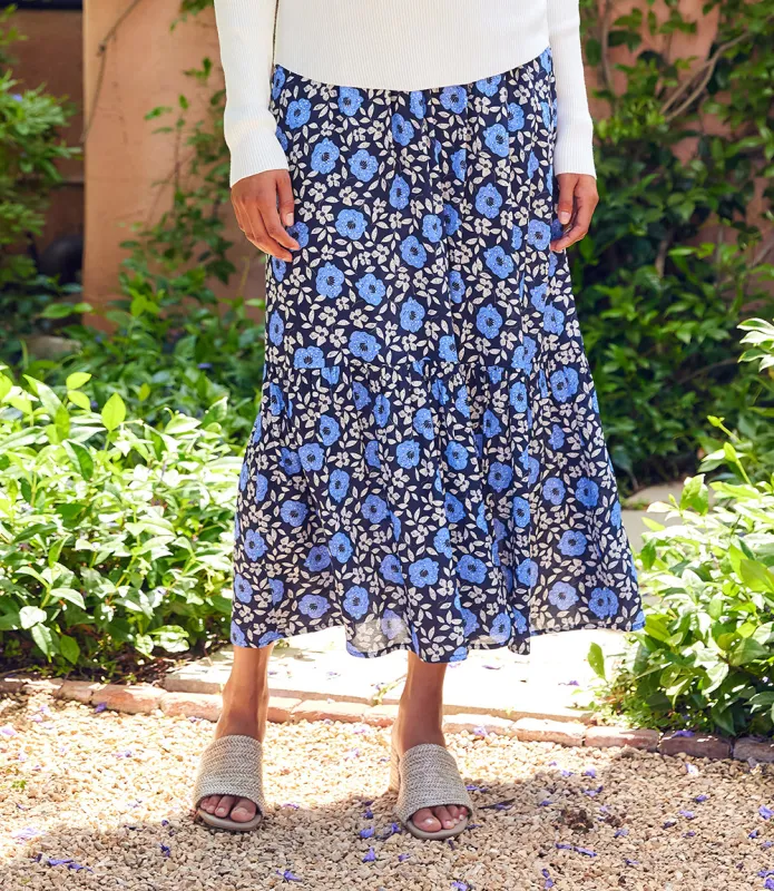 Front Slit Midi Skirt made by Karen Kane
