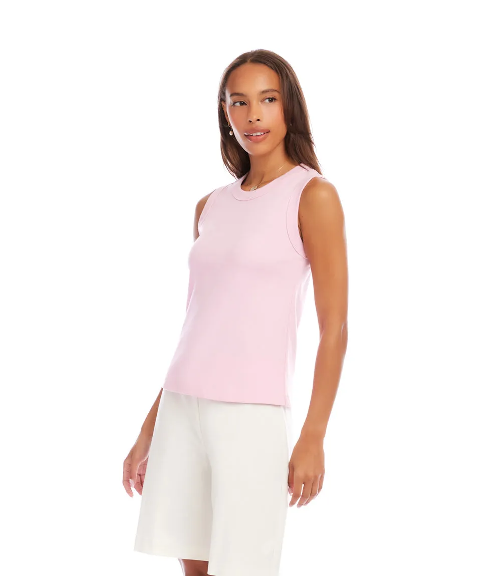 Ribbed Crewneck Tank sold by Karen Kane product image thumbnail 4