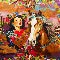 Queen Of The Rodeo Silk Scarf sold by Karen Kane product image thumbnail 3