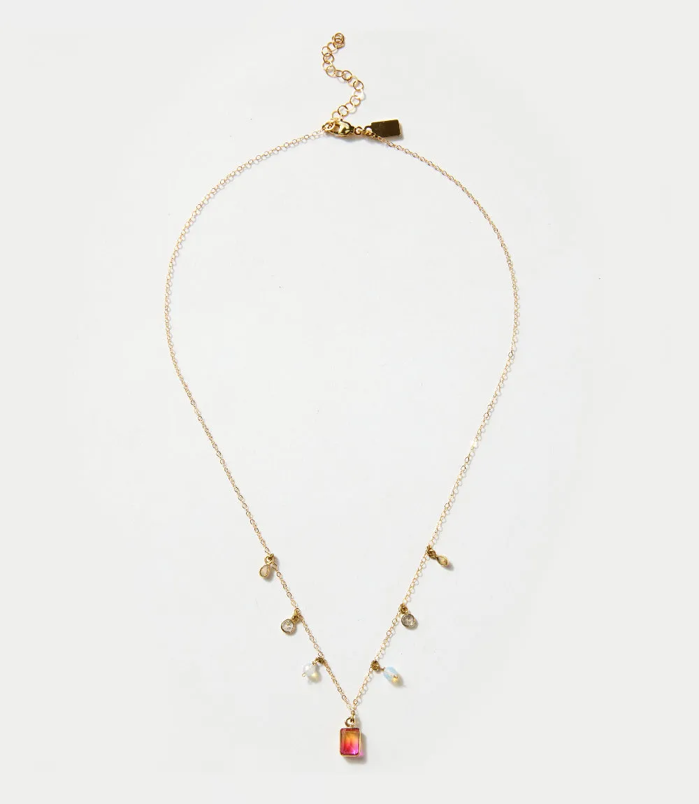 Gemstone Station Necklace sold by Karen Kane product image thumbnail 2