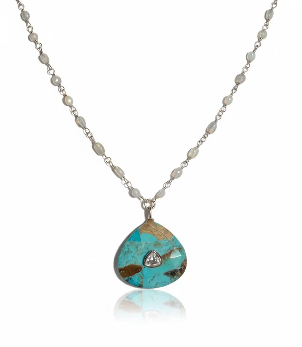 Turquoise Amulet Necklace sold by Karen Kane product image thumbnail 2