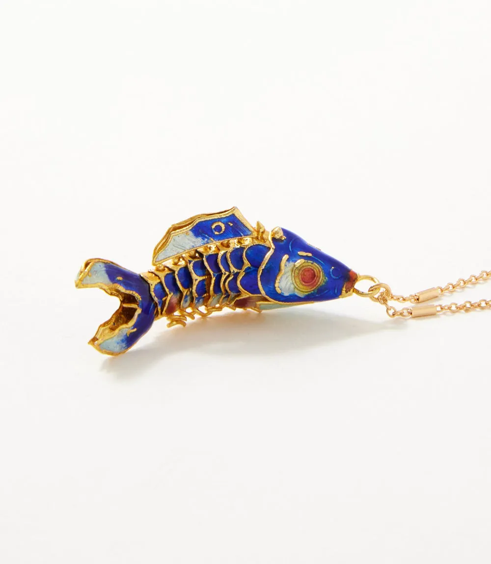 Gone Fishing Pendant Necklace sold by Karen Kane product image thumbnail 4