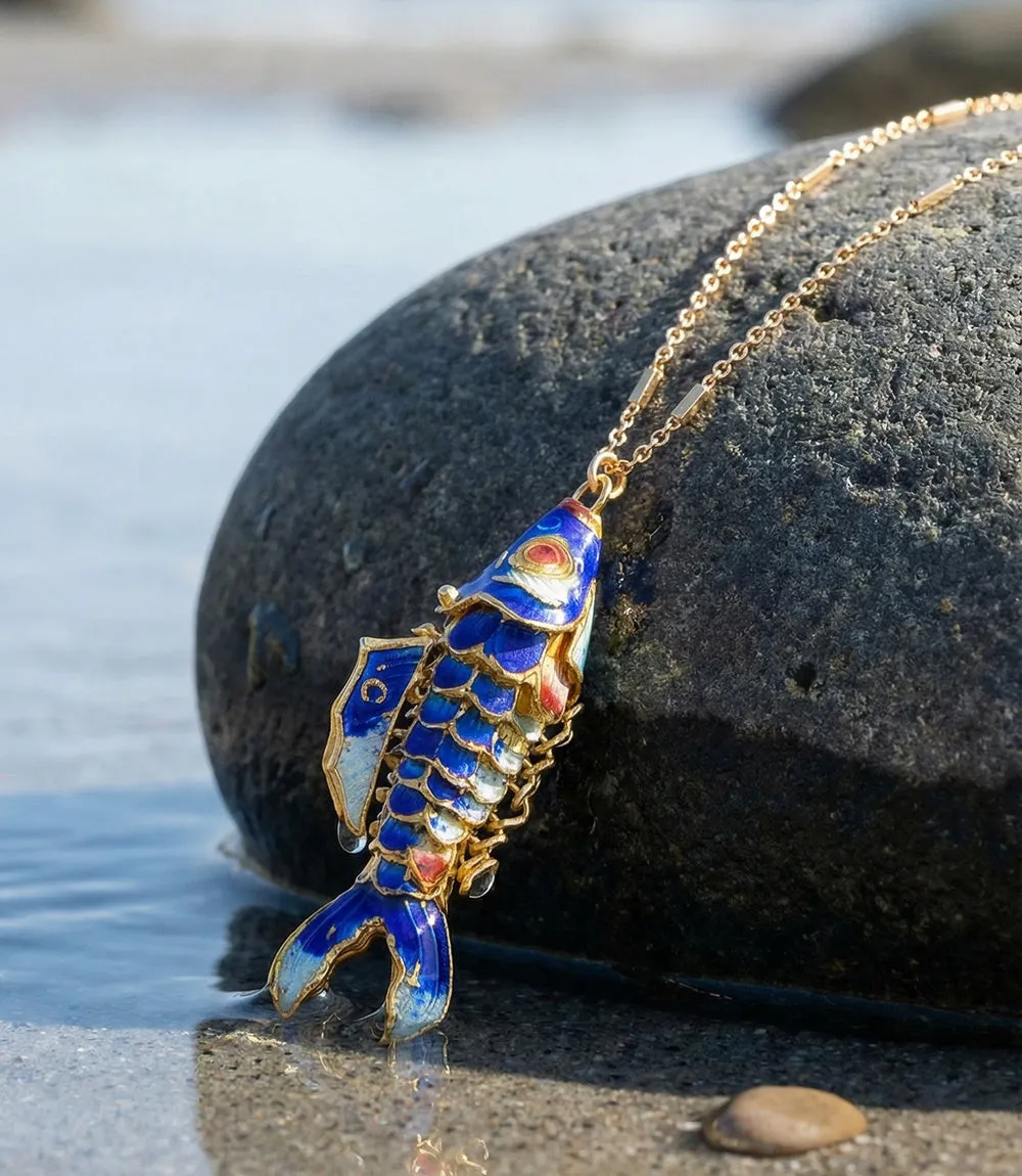 Gone Fishing Pendant Necklace sold by Karen Kane