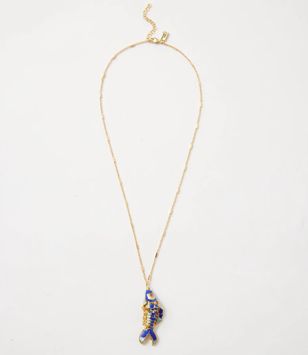 Gone Fishing Pendant Necklace sold by Karen Kane product image thumbnail 3