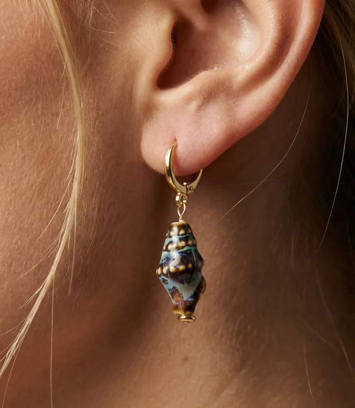 Shell Huggie Earrings sold by Karen Kane