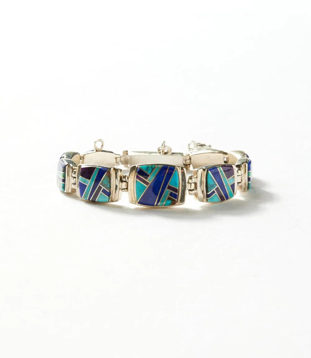 Multi Color Turquoise Inlay Bracelet sold by Karen Kane product image thumbnail 2