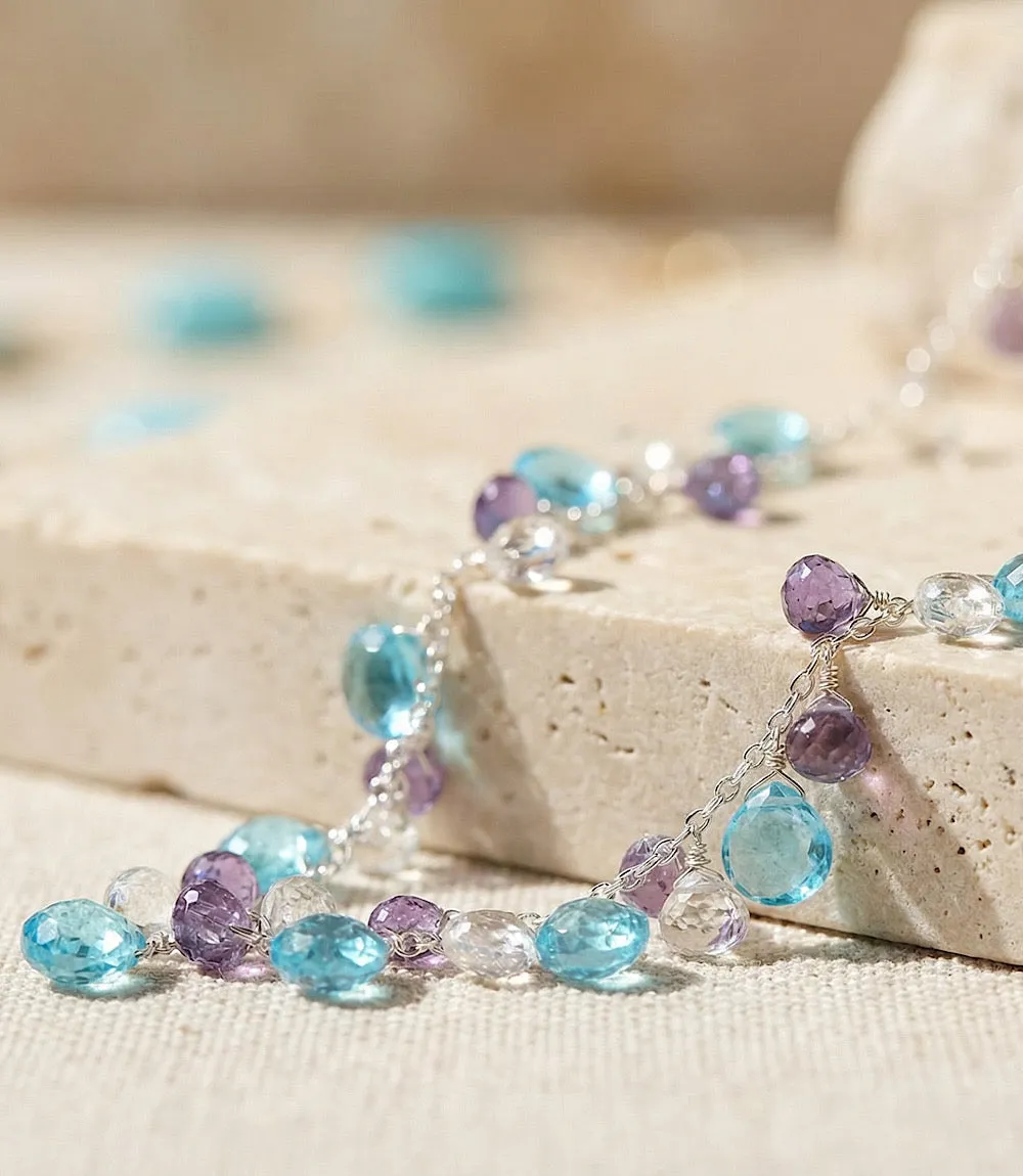 Dangling Gemstone Necklace sold by Karen Kane product image thumbnail 5