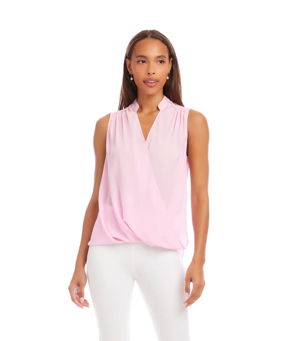 Sleeveless Drape Front Top sold by Karen Kane product image thumbnail 3