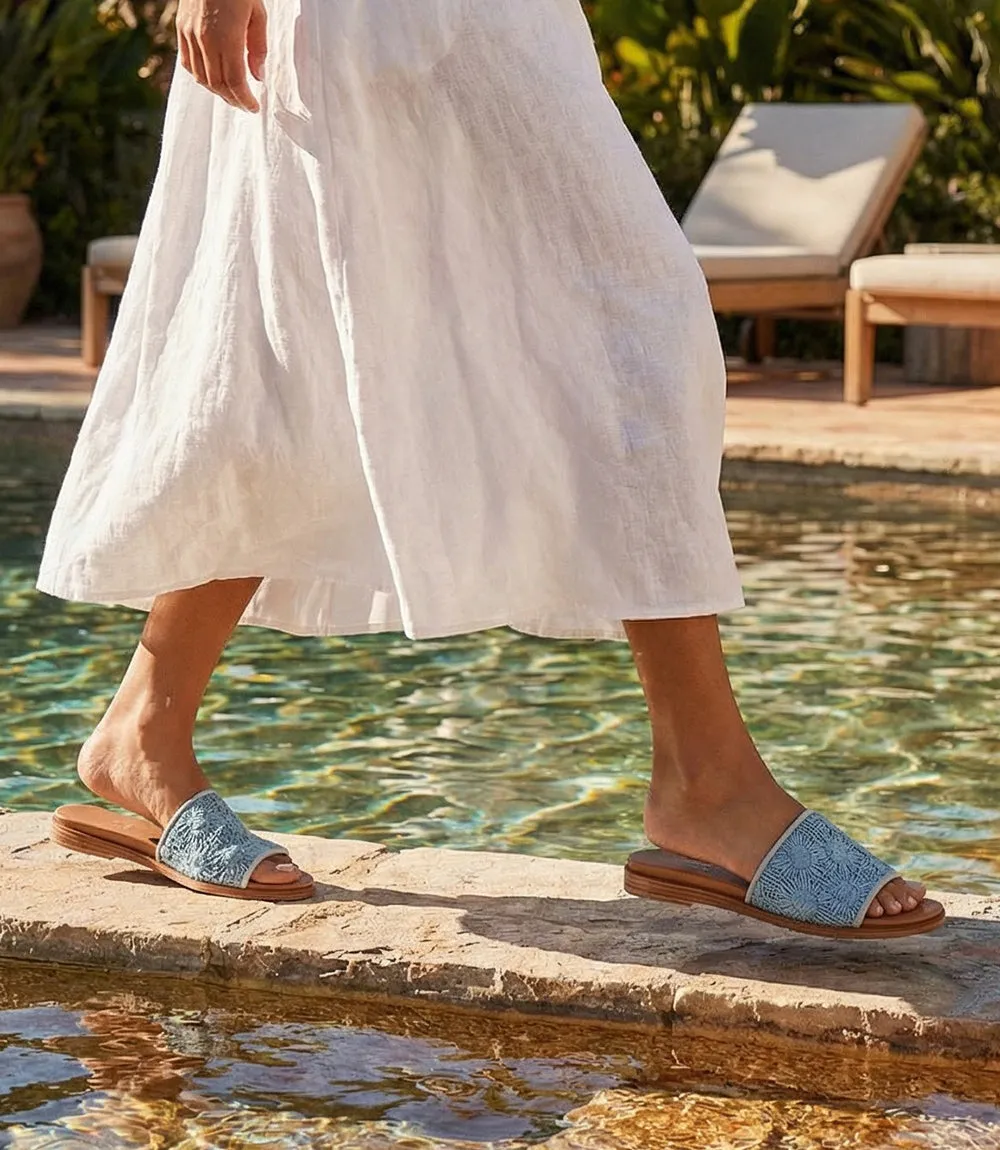 Seychelles Dakota Flower Raffia Slides sold by Karen Kane product image thumbnail 3