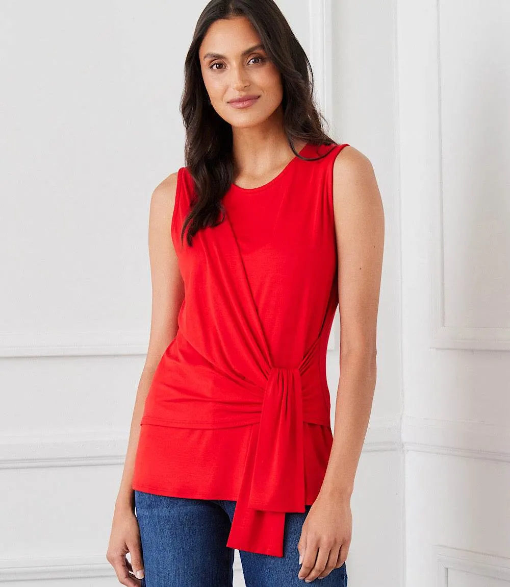 Side Drape Top sold by Karen Kane product image thumbnail 2