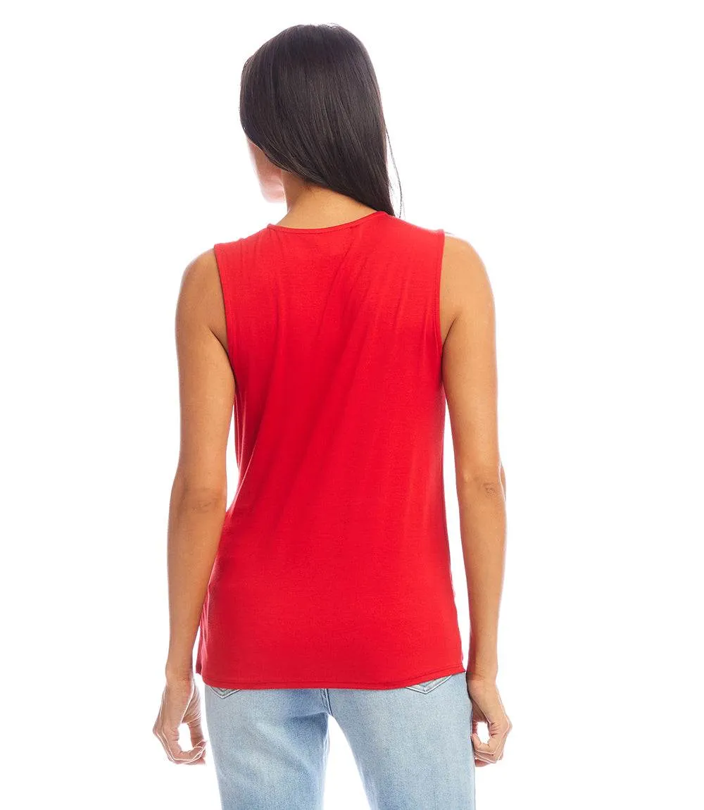 Side Drape Top sold by Karen Kane product image thumbnail 5
