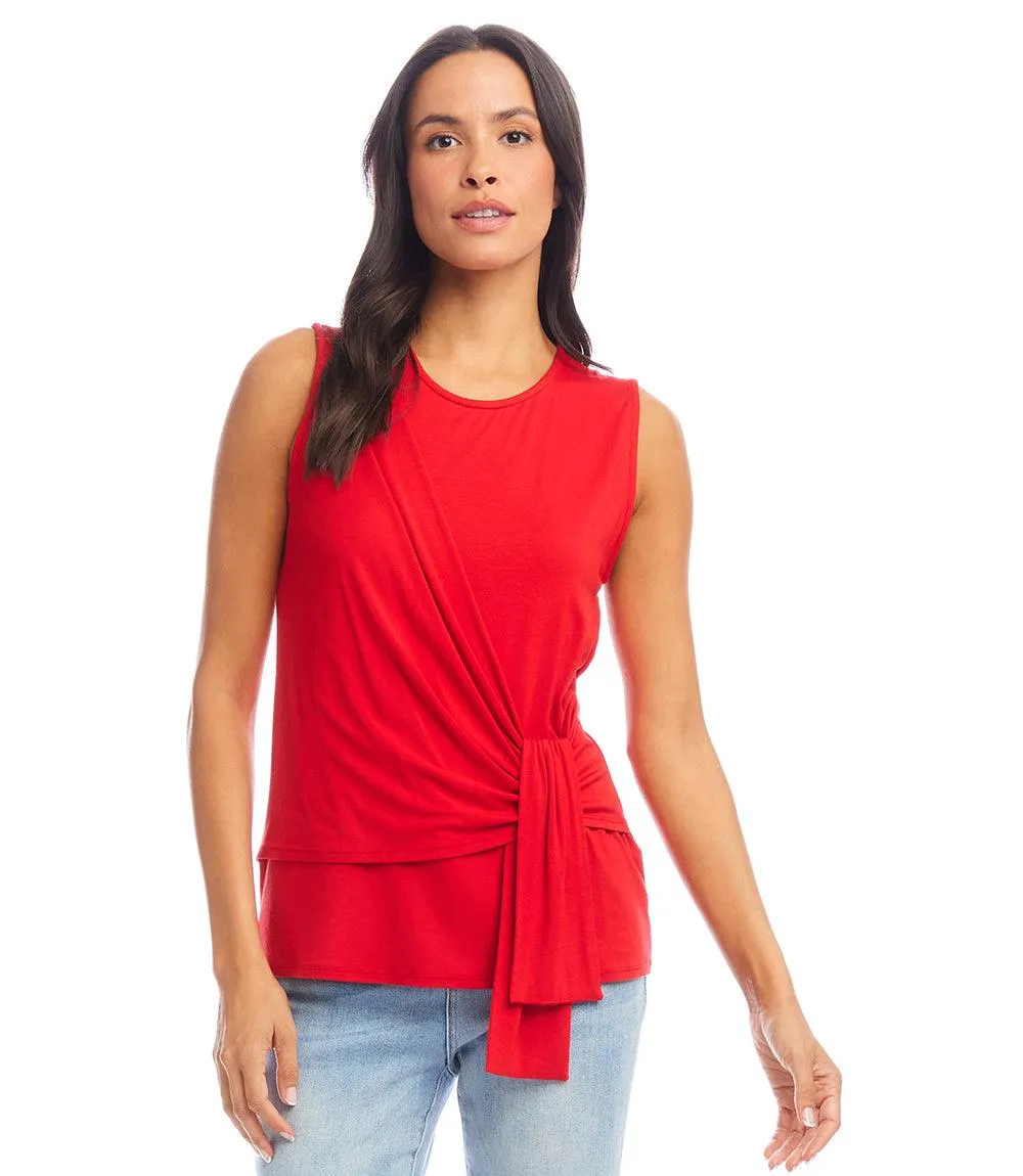 Side Drape Top sold by Karen Kane product image thumbnail 3