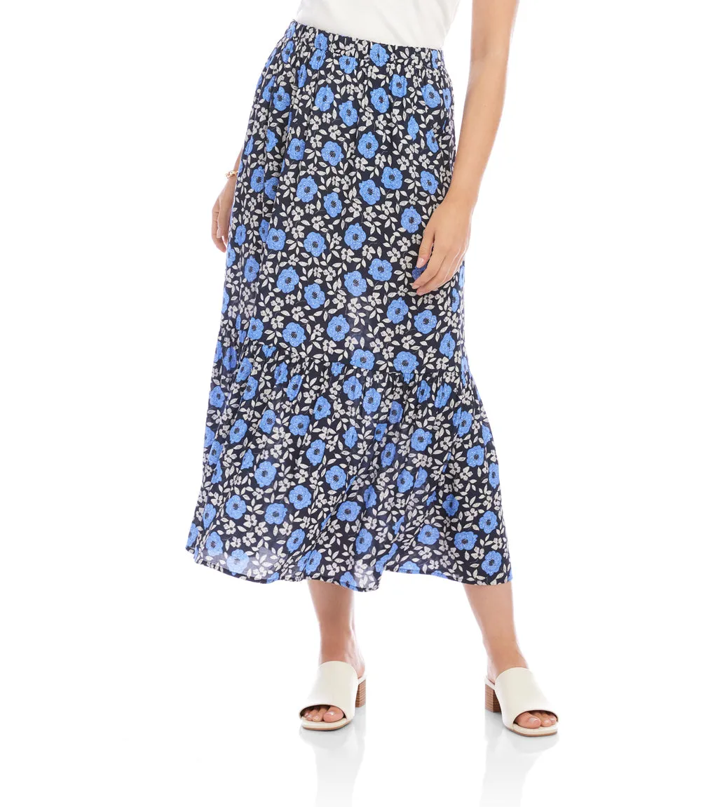 Petite Size Front Slit Midi Skirt sold by Karen Kane product image thumbnail 3