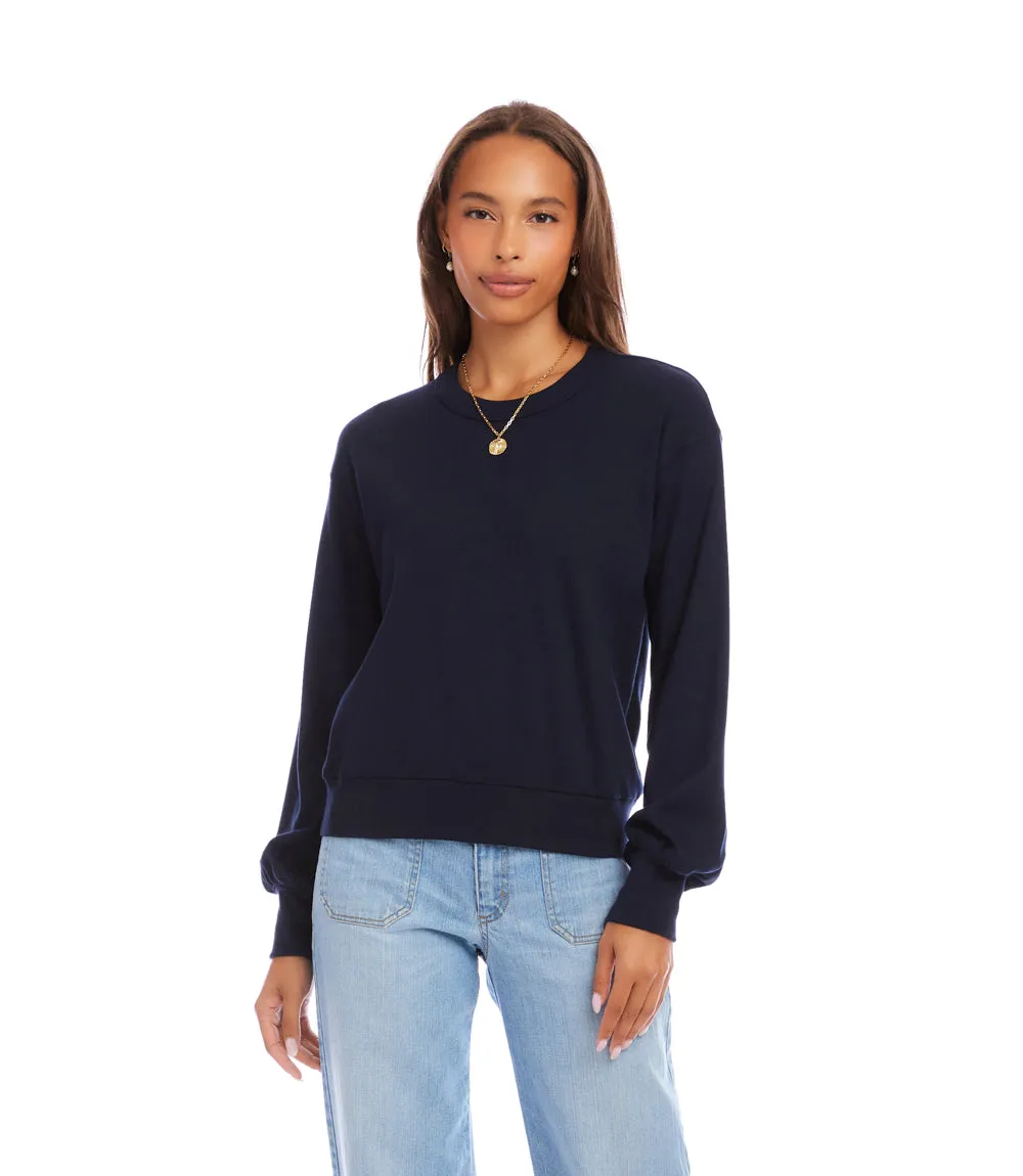 Long Sleeve Ribbed Top sold by Karen Kane product image thumbnail 2