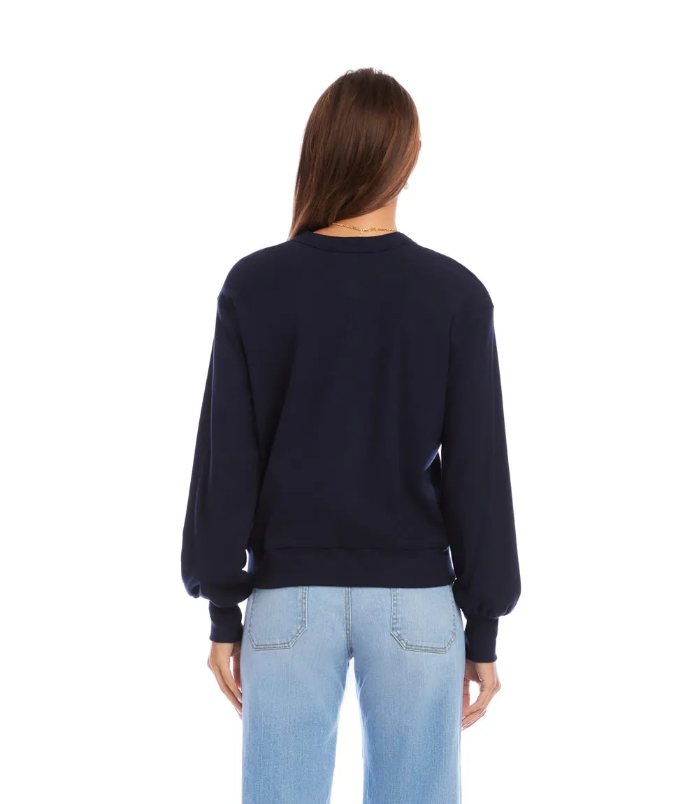 Long Sleeve Ribbed Top sold by Karen Kane product image thumbnail 4