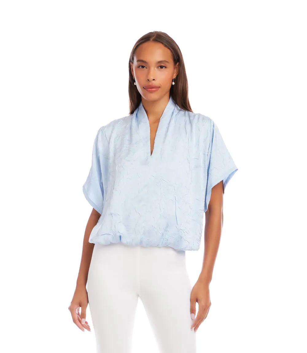 Petite Size Short Sleeve V-Neck Top sold by Karen Kane product image thumbnail 2