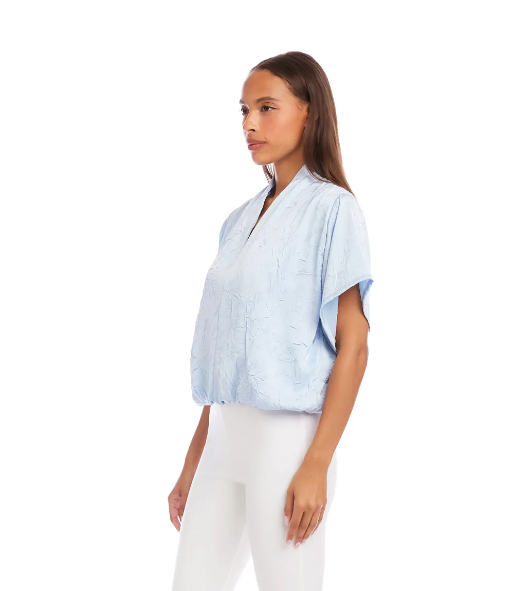 Petite Size Short Sleeve V-Neck Top sold by Karen Kane product image thumbnail 3