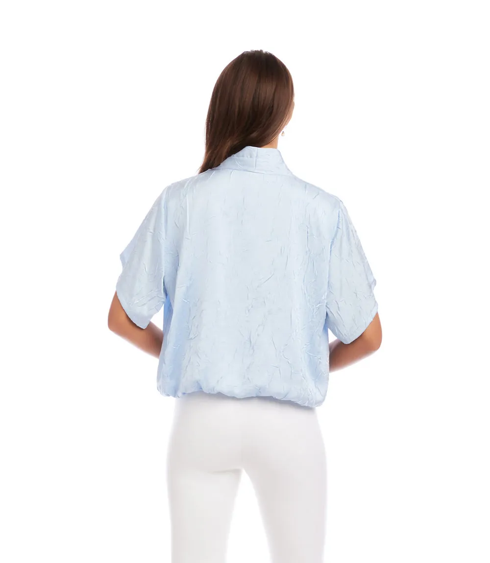 Petite Size Short Sleeve V-Neck Top sold by Karen Kane product image thumbnail 4