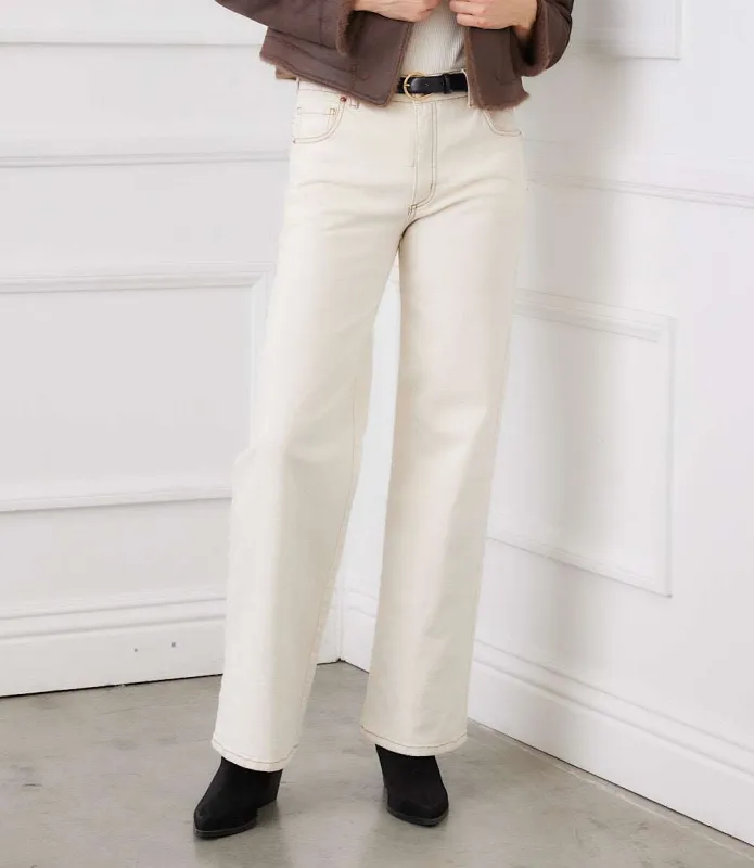 Full Length Wide-Leg Jeans made by Karen Kane