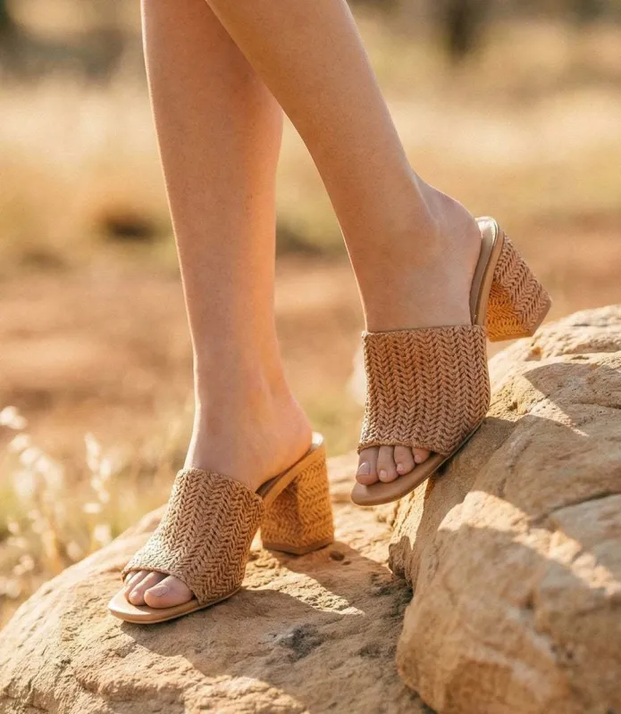 Seychelles Adapt Raffia High Heel Sandals sold by Karen Kane