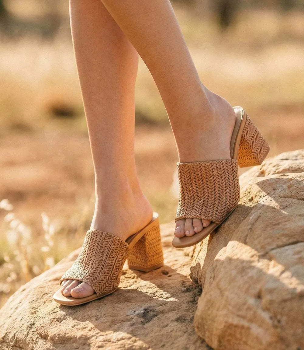 Seychelles Adapt Raffia High Heel Sandals sold by Karen Kane