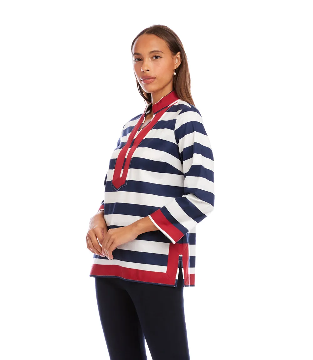 Striped St Tropez Tunic sold by Karen Kane product image thumbnail 4