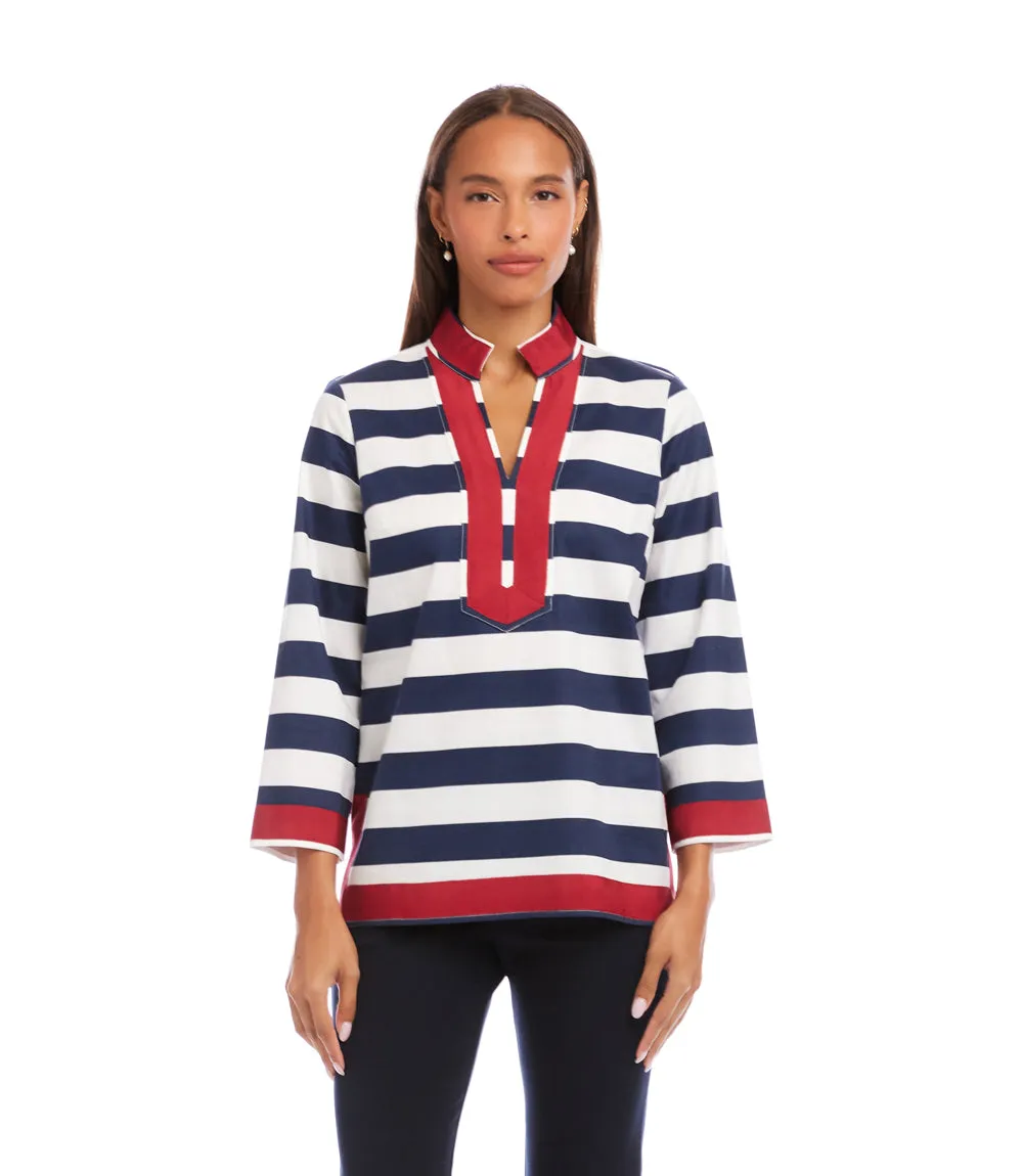 Striped St Tropez Tunic sold by Karen Kane product image thumbnail 3