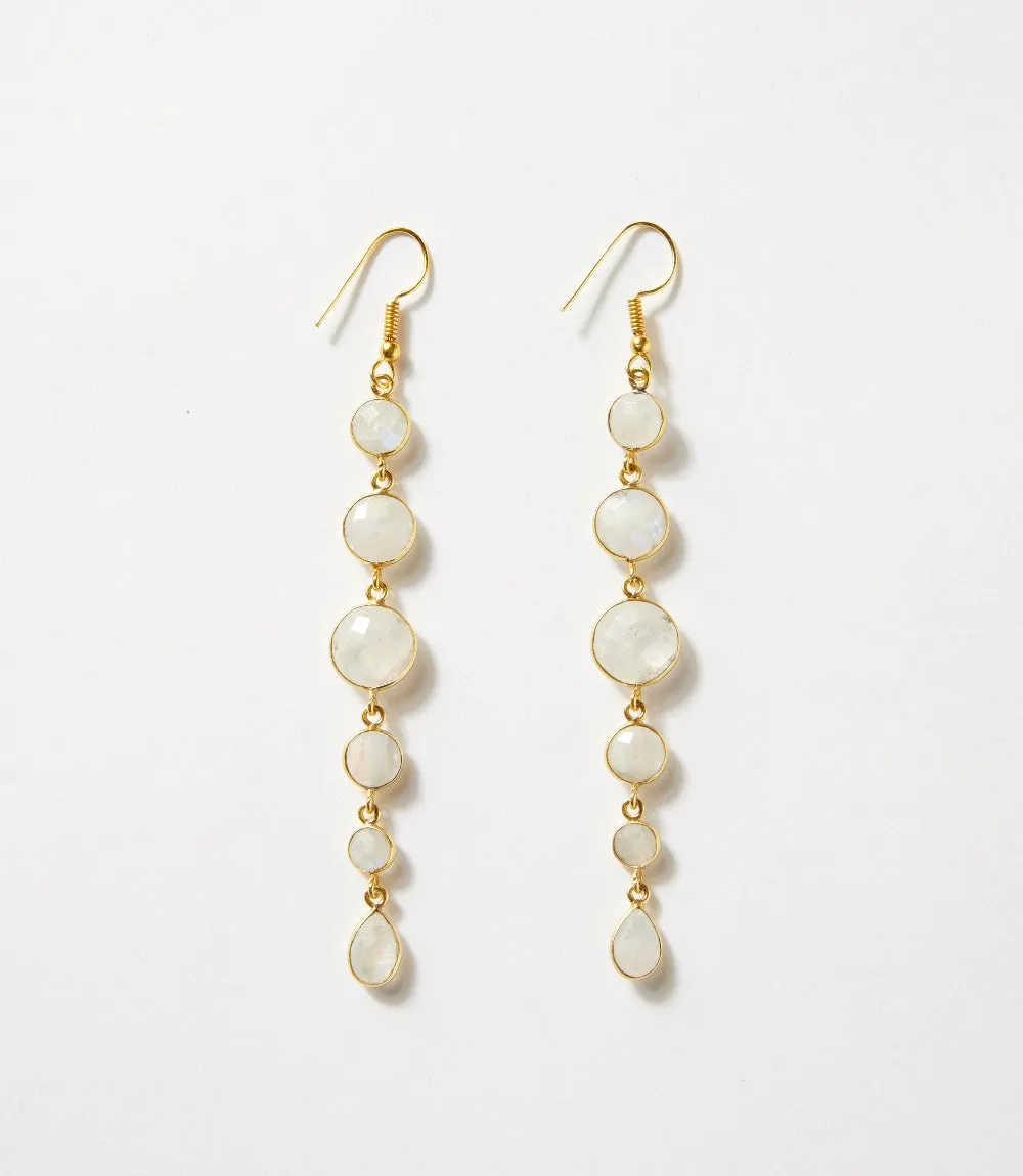 Dangling Moonstone Earrings sold by Karen Kane product image thumbnail 3