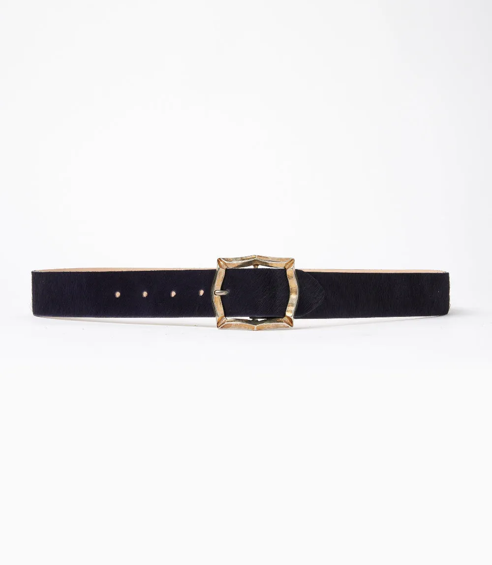 Streets Ahead Calf Hair Antique Buckle Belt sold by Karen Kane product image thumbnail 4