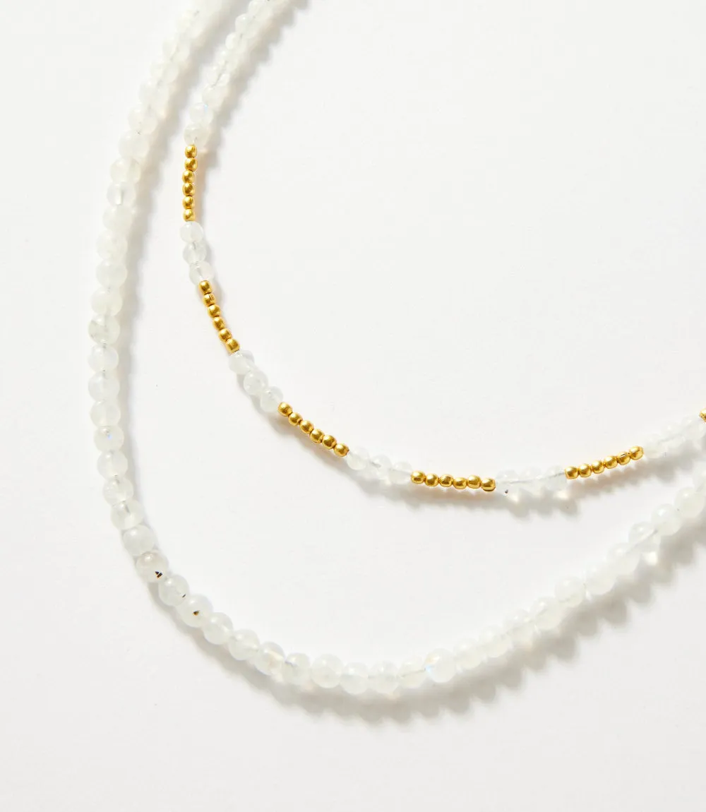 Beaded Moonstone Necklace sold by Karen Kane