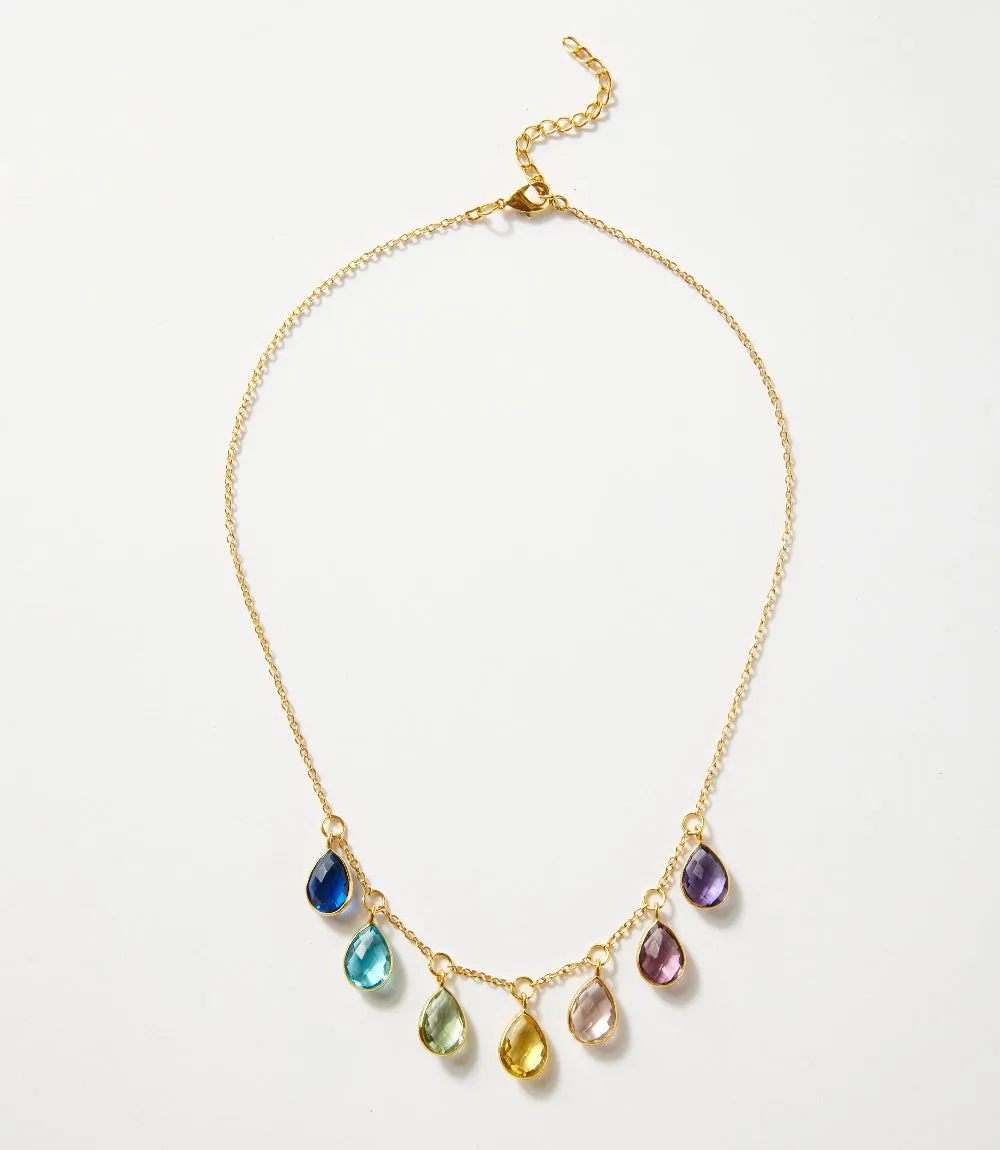 Multi Color Teardrop Necklace sold by Karen Kane product image thumbnail 4