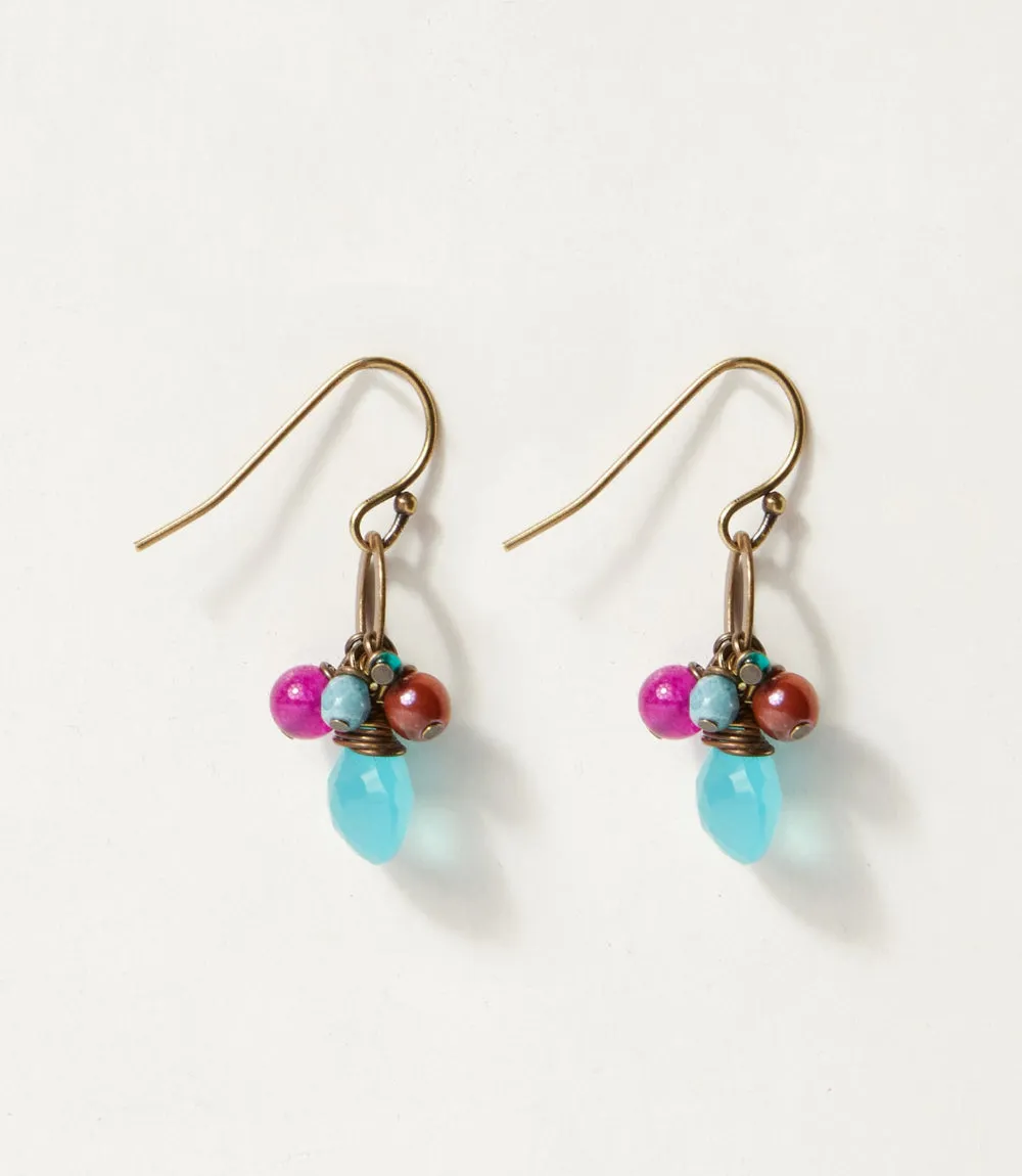 Jasper And Czech Glass Earrings sold by Karen Kane product image thumbnail 3