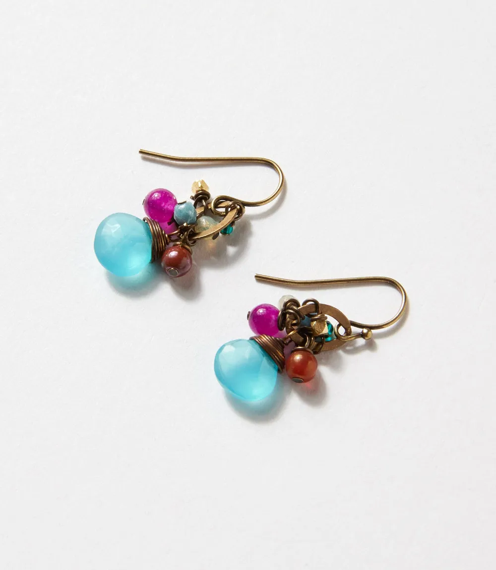 Jasper And Czech Glass Earrings sold by Karen Kane product image thumbnail 2
