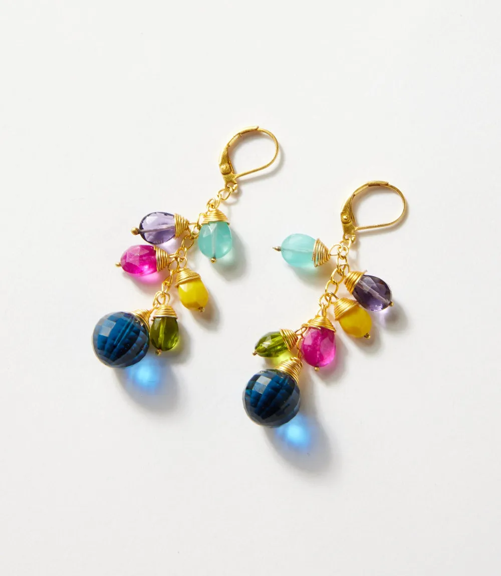 Gemstone Dangle Earrings sold by Karen Kane product image thumbnail 3