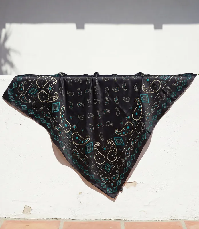 Pretty Paisley Silk Scarf made by Karen Kane