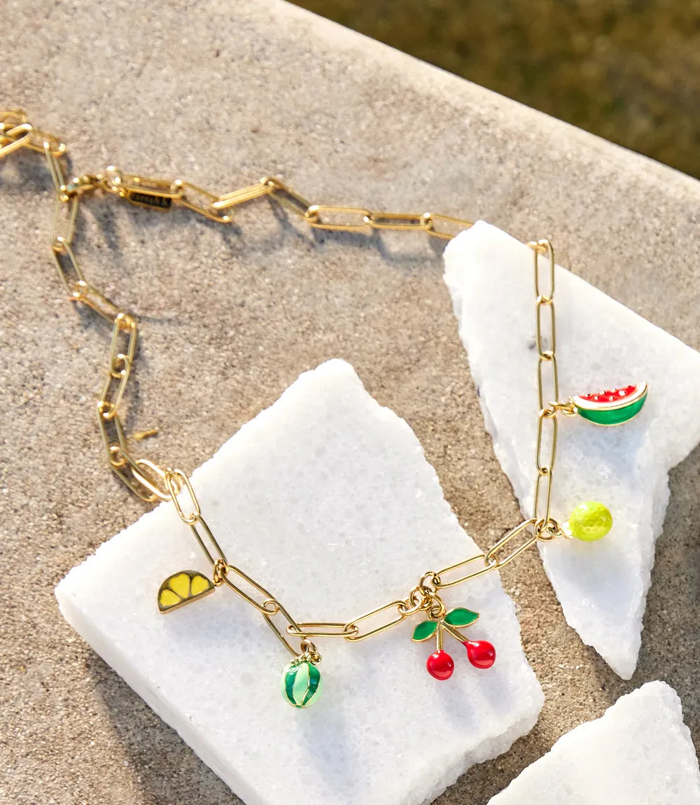 Fruit Charm Necklace sold by Karen Kane